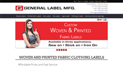 Desktop Screenshot of generallabel.com