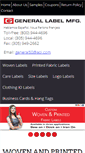 Mobile Screenshot of generallabel.com